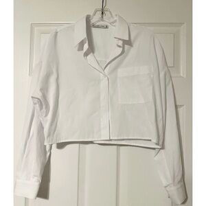 Abercrombie & Fitch White Button Down Shirt